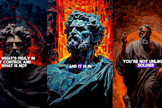 create captivating monetizable stoicism youtube short reels