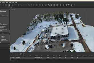 process drone data to orthomosaic, 3d model, point cloud