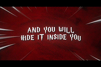 create a lyric video for your song with custom background