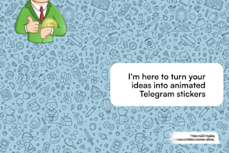 create animated telegram stickers for your crypto project