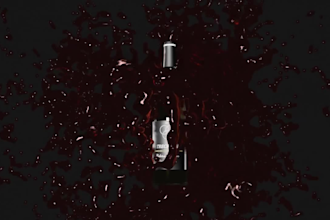 do 3d wine animation 3d wine model 3d beverage animation 3d bottle design