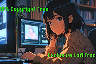 create 50 exclusive lofi hip hop beats for youtube, spotify etc