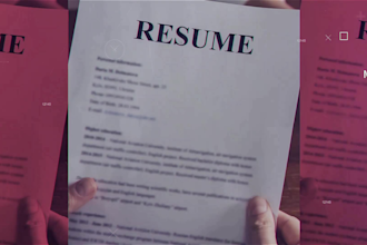 provide a video review of your resume