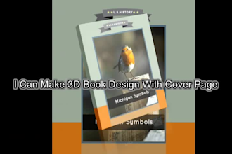 do  3d mockup e book with interior designs