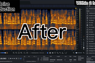 remove background noise, buzz, rain noise, fan, clean audio