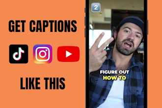 edit tiktok reel and shorts with captions