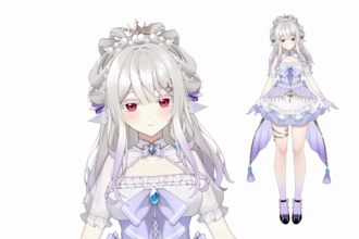 design and rig live2d vtuber model, art, pngtuber for vtube studio and twitch
