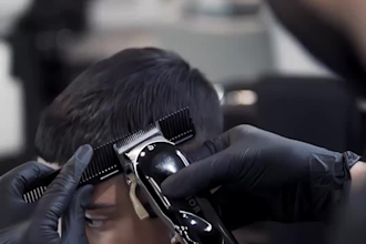 do salon and barbershop promo videos showcasing style