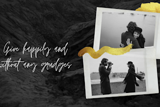 create photo video slideshow with custom lyrics and song
