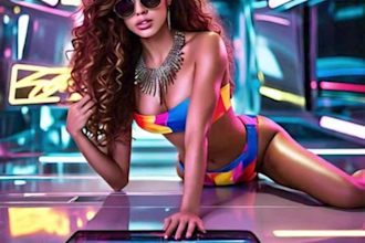 produce realistic ai human or model videos in 1 hours