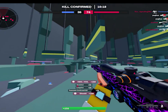 develop your entire high quality roblox fps game from start to finish, obby game