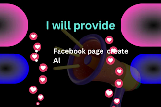 professional facebook page creation and setup