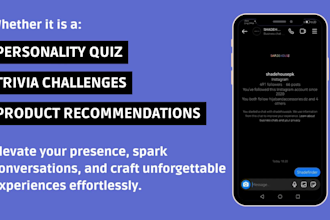 create a manychat quiz for instagram and messenger