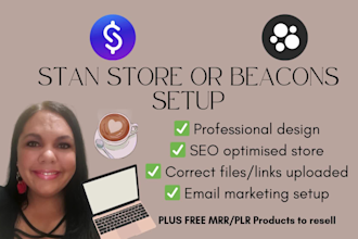 design a beacons or stan store, store and optimise it