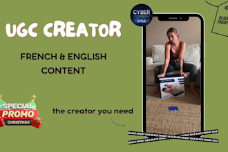 create your ugc ads for black friday, christmas, etc