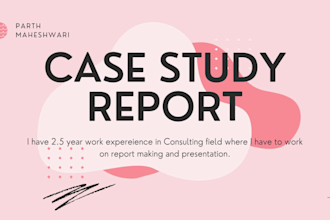 manage case studies and analysis tasks