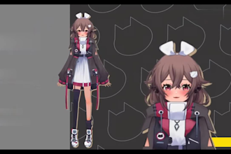draw live 2d vtuber model, live 2d rigging, vtuber model, vtuber commission