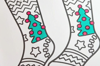 make a coloring page video for tiktok, youtube, instagram, pinterest