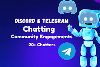 do discord chat, discord chatter and community manager