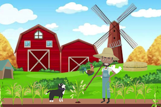 make eye catchy kids animation in low budget