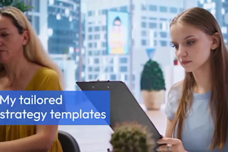 design a content strategy template for social media, website