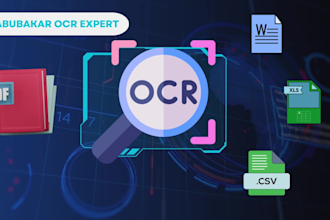 extract text using ocr from PDF, images, or scanned documents