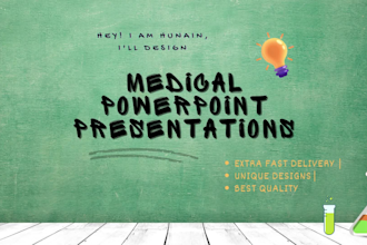 design powerpoint presentation related to medical
