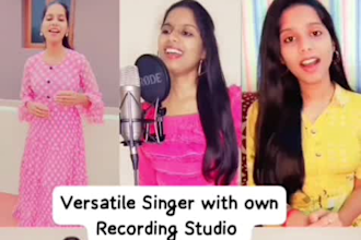 playback singing from own recording studio in tamil, telugu