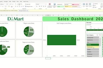 clean, format, merge, split excel data and interactive dashboards