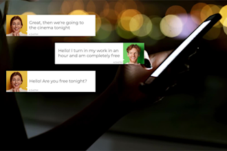 create realistic animated chat or social media conversation videos
