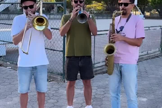 record horn section, brass section
