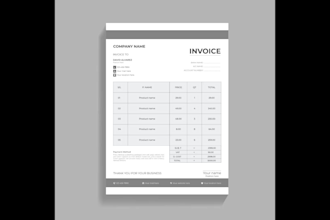 do attractive corporate, business, agency, service letterhead and invoice design