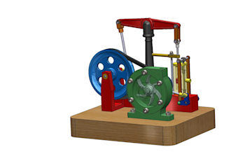 do 3d and 2d part modelling, assembly, simulation and rendering