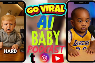 viral ai baby video podcast baby talking podcast funny baby your look alike baby