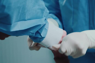 create captivating ai medical doctor patient conversation spokesperson video
