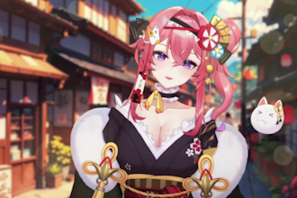 design and rig live2d vtuber model, 2d vtuber model, nsfw model with rigging