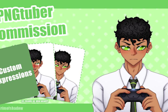 draw custom pngtuber avatar for veadotube mini