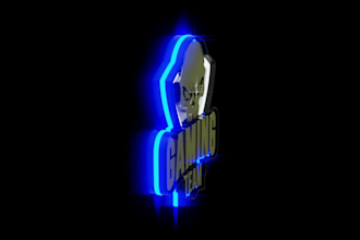 convert a 2d logo to 3d and create or spin, loop, and animation