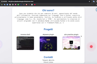 create a modern, responsive, and clean web page for you