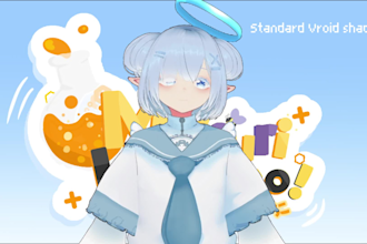 create a vroid character model for vtubers and or vrchat