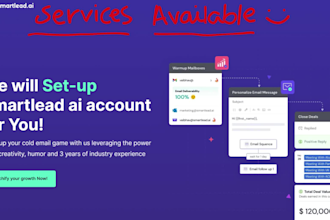 set up smartlead ai for cold email outreach