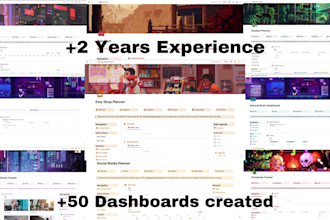 create an customized aesthetic notion dashboard