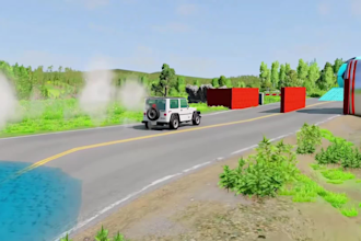make realistic beam ng drive crash and flatbed car videos