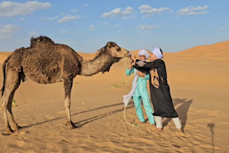 deliver funny happy birthday video with camel