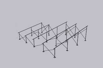 provide you solar panel layout, structure, and sld drawings