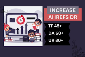 increase domain rating ahrefs dr domain authority moz da tf with seo backlinks