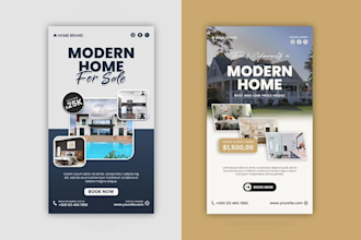 design professional real estate flyers in photoshop for sale