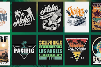 offer 100 summer t shirt design bundles for merch