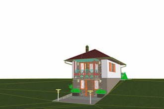 do 2d floorplans and 3d model in archicad and autocad