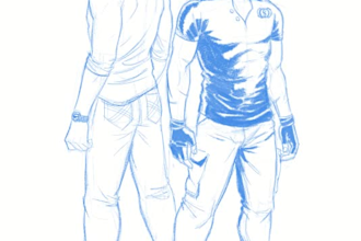draw comic book pages with full color